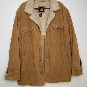 Corduroy Sherpa Coat